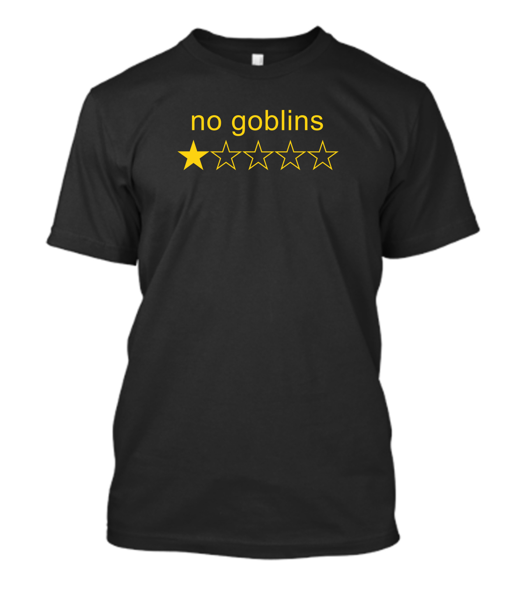 Hellier Greg Newkirk No Goblins One Star Review T-Shirt