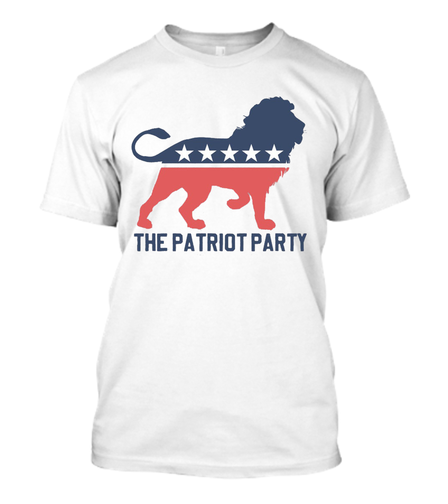 The Patriot Party Lion With Stars T-Shirt