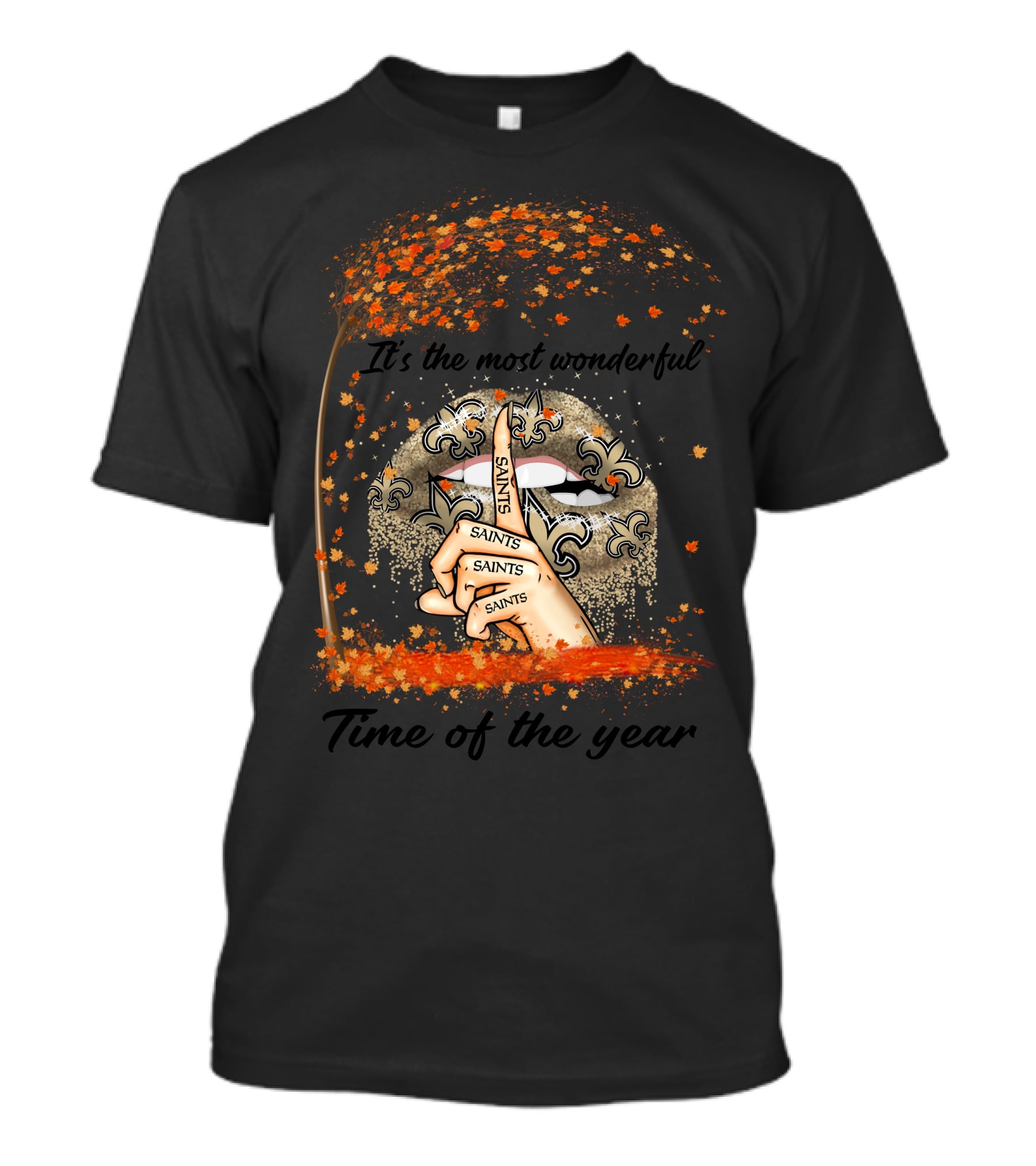 It's The Most Wonderful Time Of The Year Haloween Nfl New Orleans Saints T-Shirt