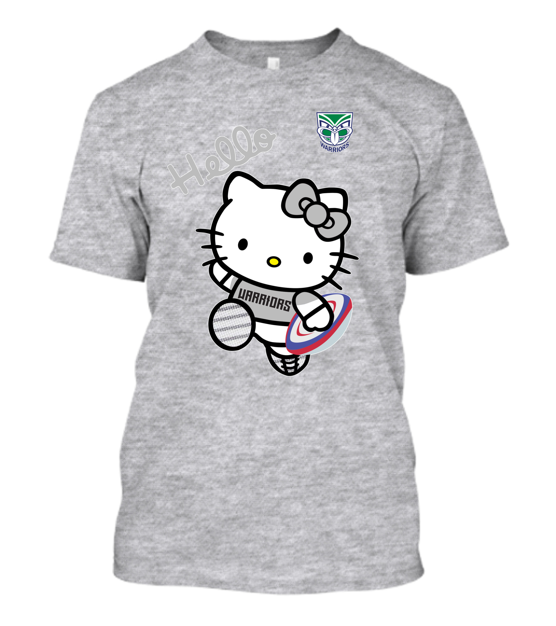New Zealand Warriors Hello Kitty Rugby T-Shirt