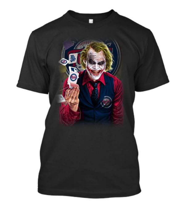 Minnesota Twins Joker MLB Playing Cards T-Shirt