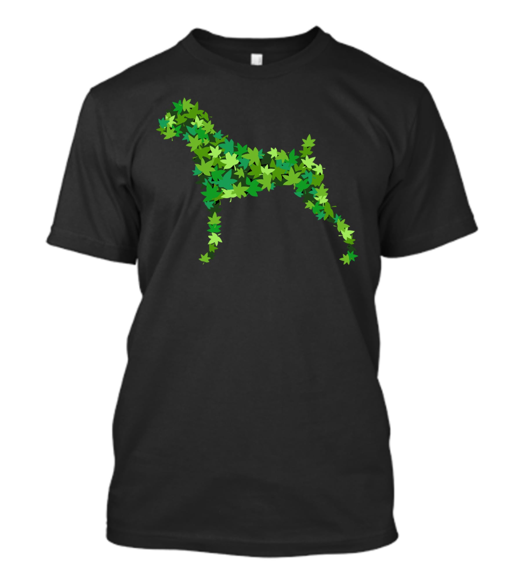 Boxer Dog Leaf T-Shirt