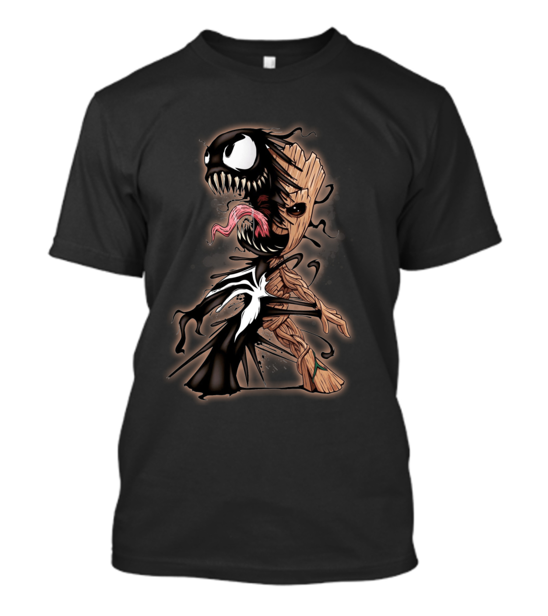 Groot Venom Mashup Symbiotic Fusion Character T-Shirt