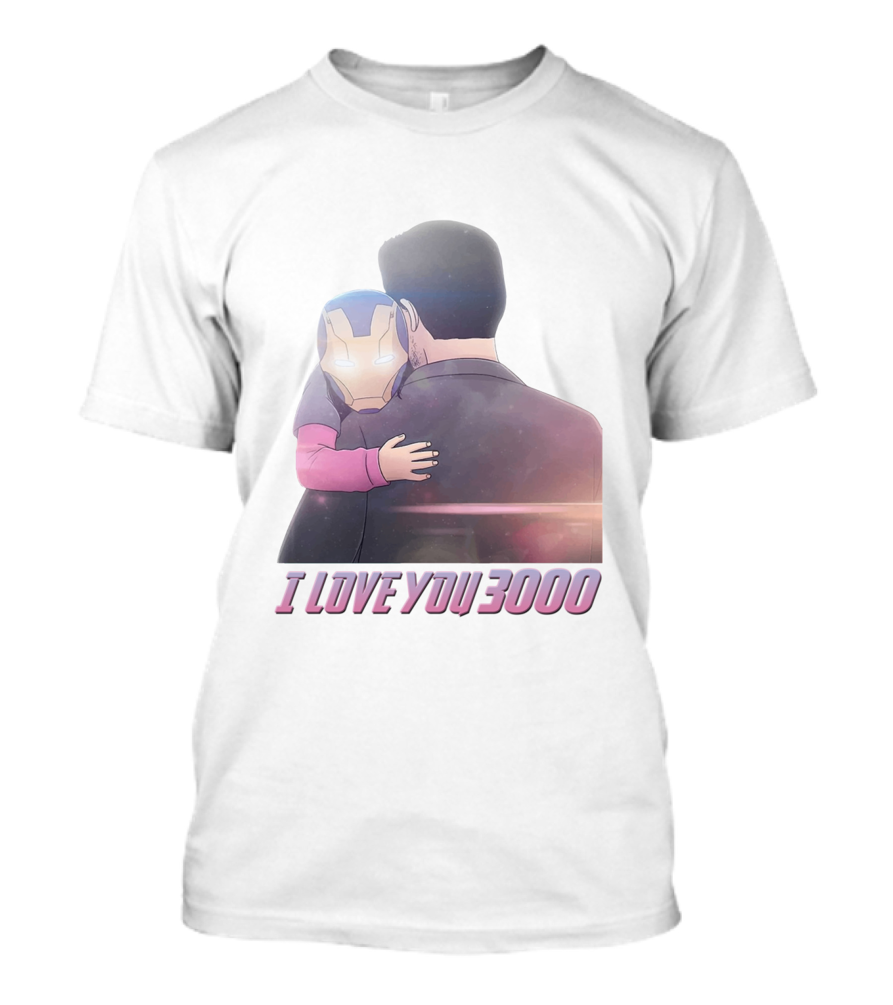 Avengers I Love You 3000 Morgan Stark Iron Man Hug Scene T-Shirt