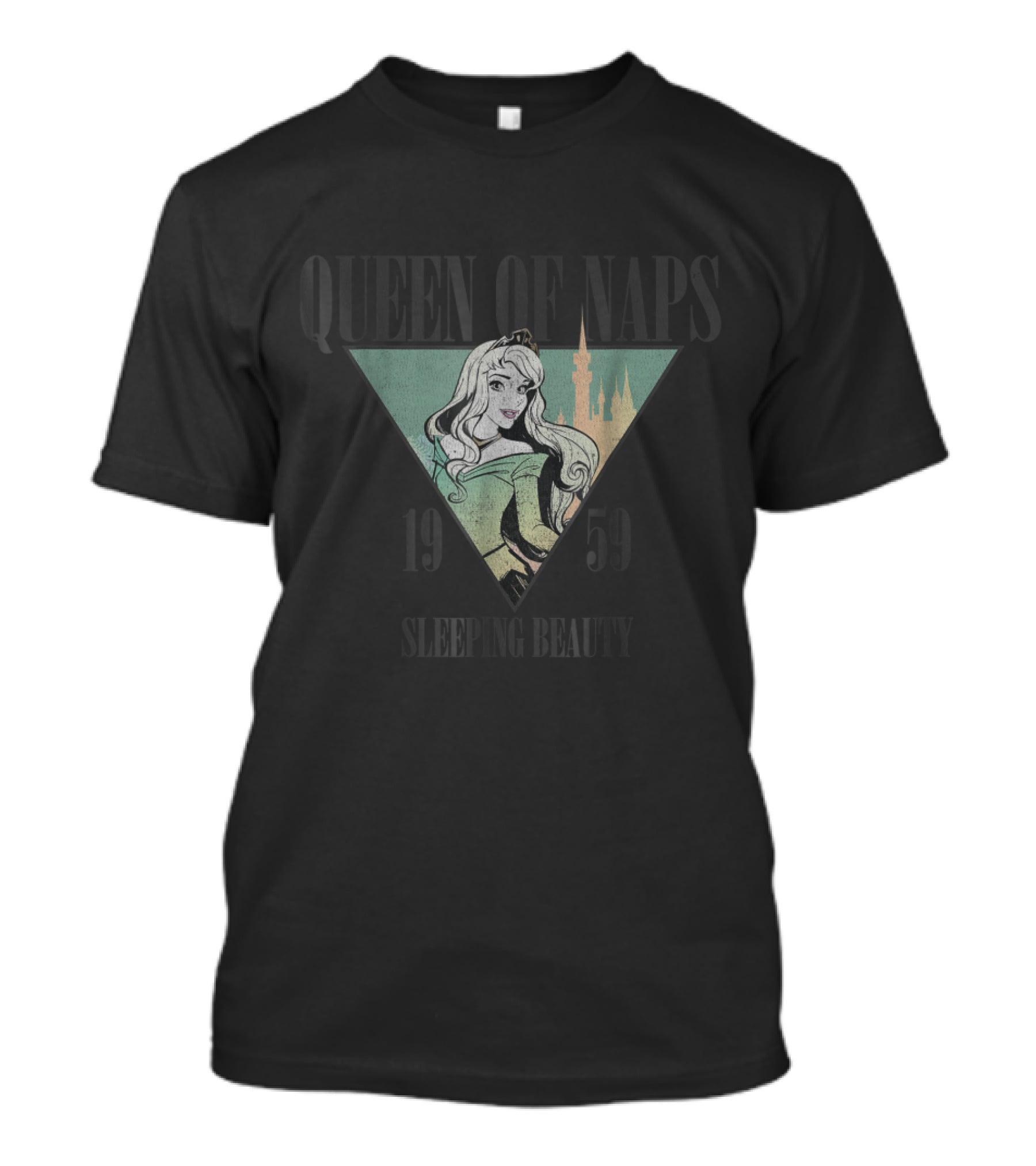Queen Of Naps Sleeping Beauty 1959 Disney Films T-Shirt