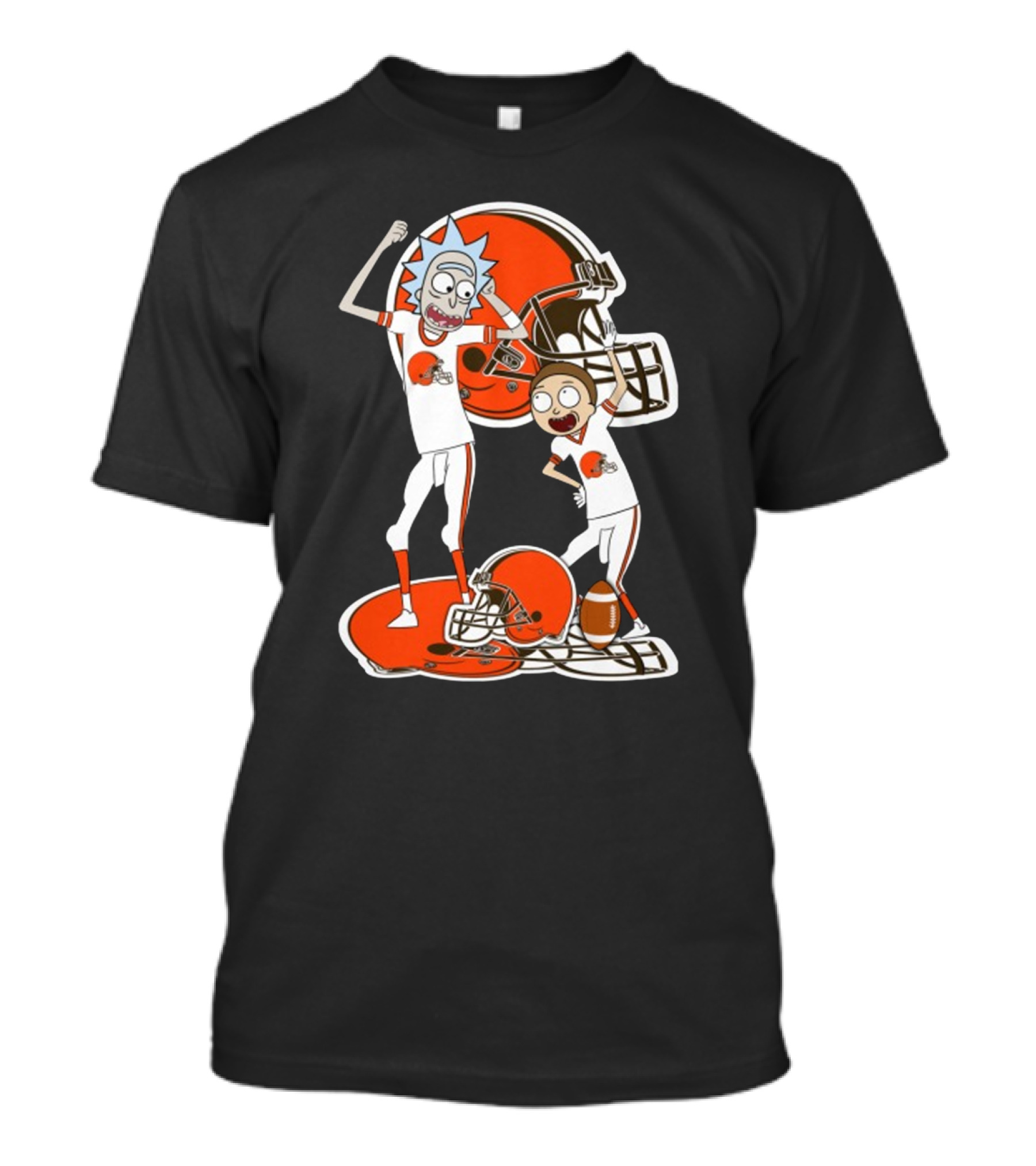 Cleveland Browns Football Rick And Morty Celebration T-Shirt