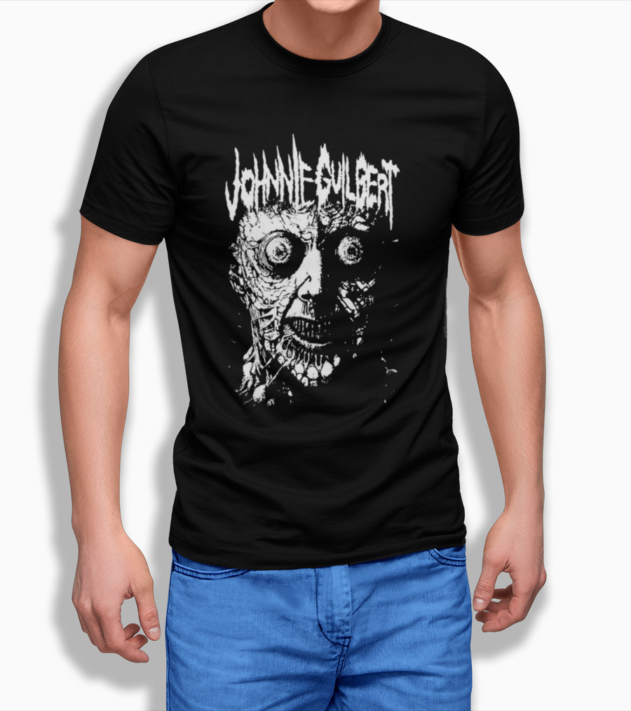 Johnnie Guilbert Haunted Soul Horror Face T-Shirt