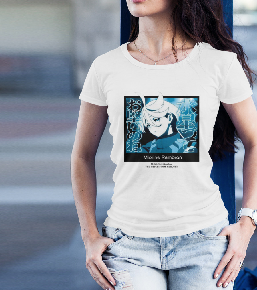 Miorine Rembran Mobile Suit Gundam The Witch From Mercury Anime Character T-Shirt