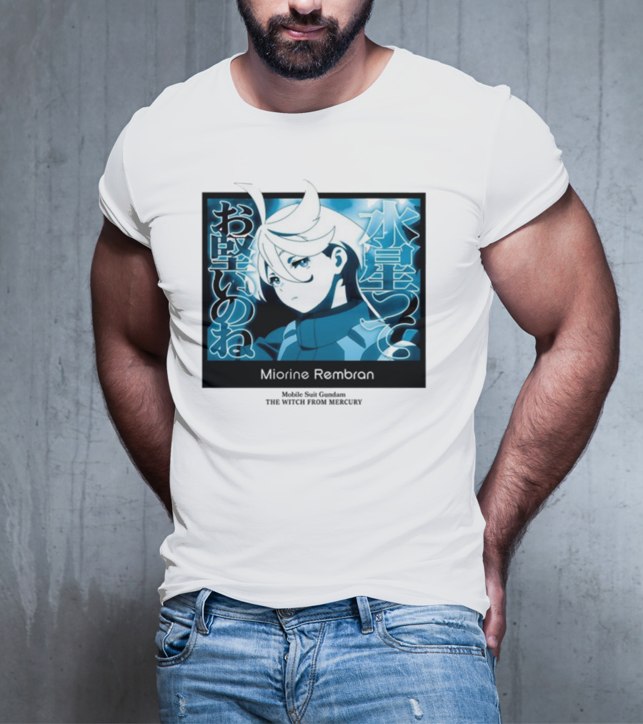 Miorine Rembran Mobile Suit Gundam The Witch From Mercury Anime Character T-Shirt