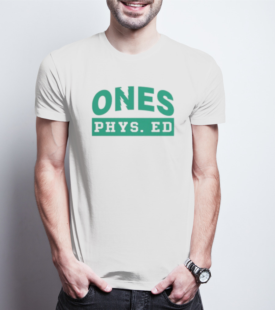 ONES Phys Ed Retro Sports Logo Vintage Gym T-Shirt