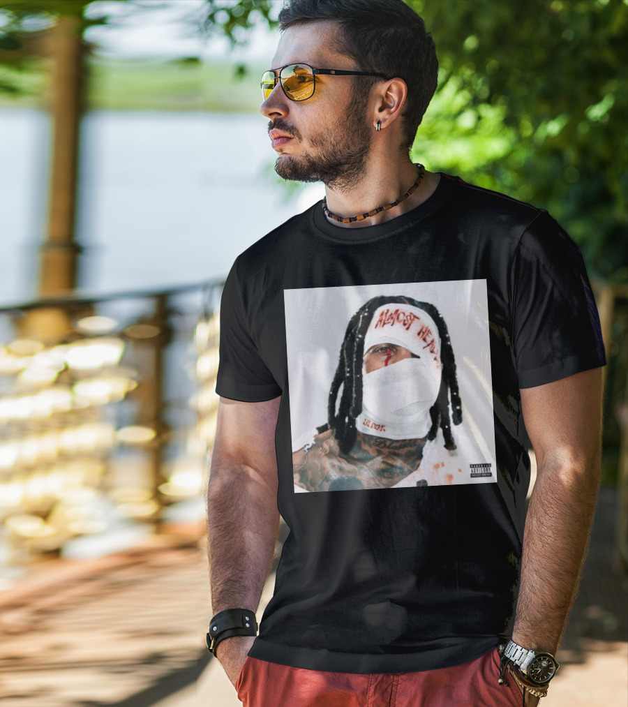 Lil Durk Almost Healed Bandaged Face Album T-Shirt