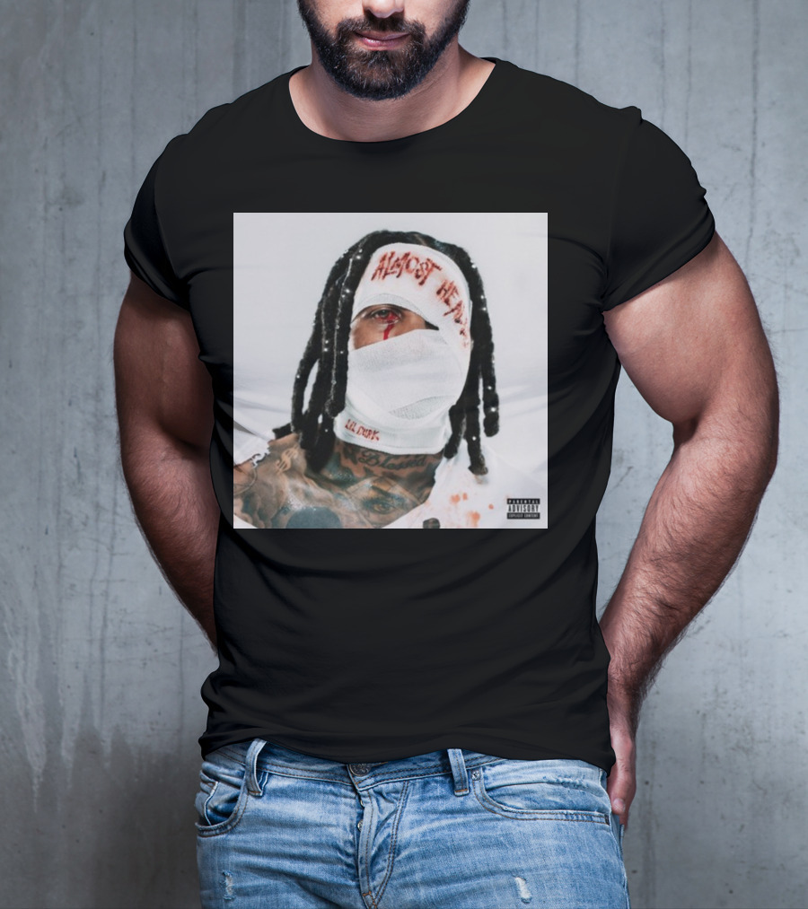 Lil Durk Almost Healed Bandaged Face Album T-Shirt