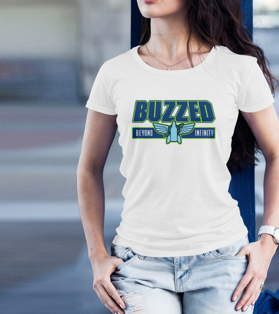 Buzzed Beyond Infinity Bottle With Wings T-Shirt