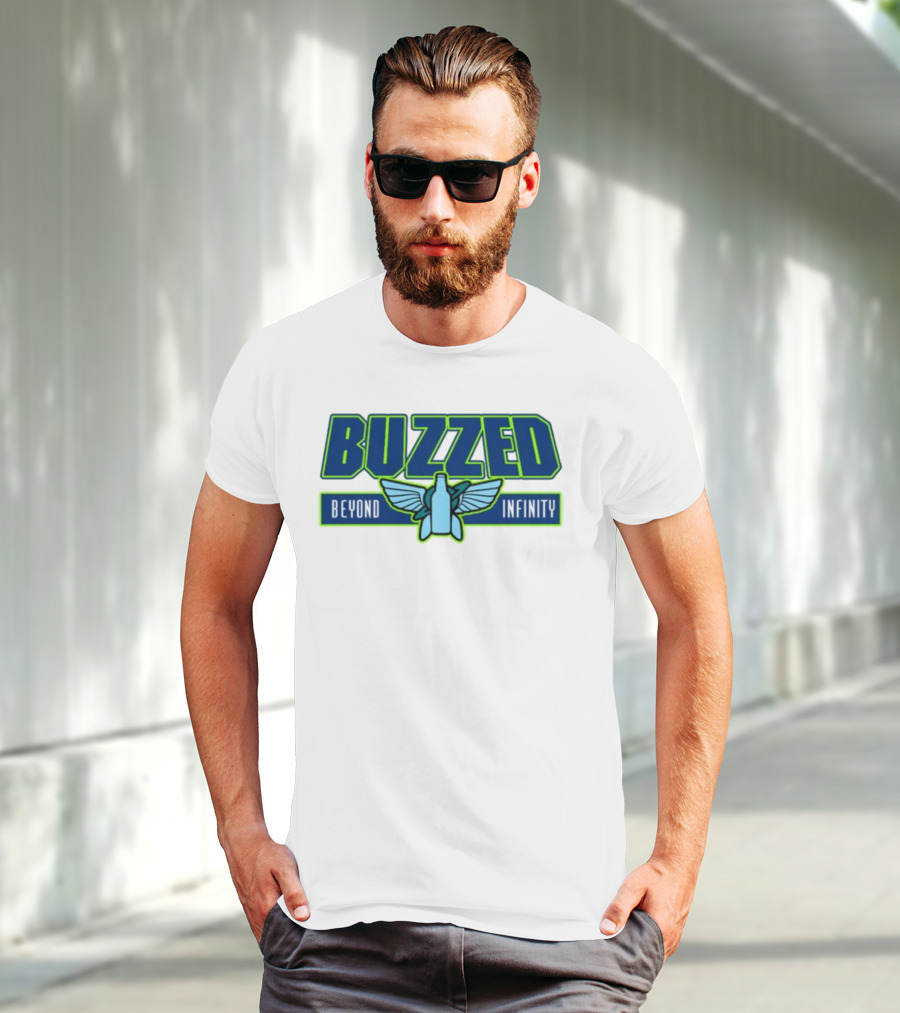 Buzzed Beyond Infinity Bottle With Wings T-Shirt