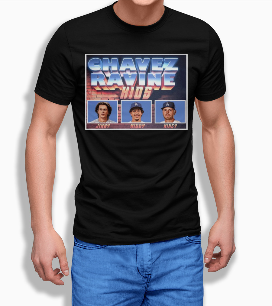 CHAVEZ RAVINE KIDS JIMMY MIGGY MIKEY T-Shirt
