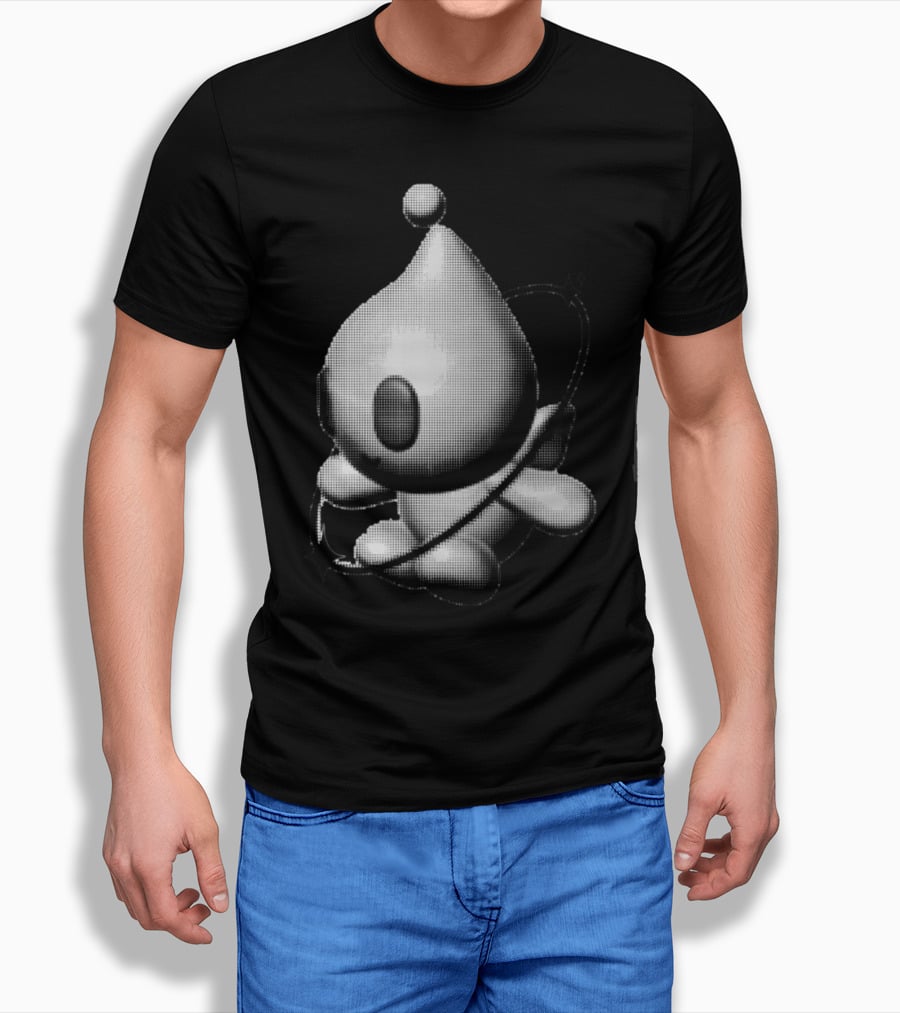 Y2k Friend Retro Digital Character With Orbiting Rings T-Shirt