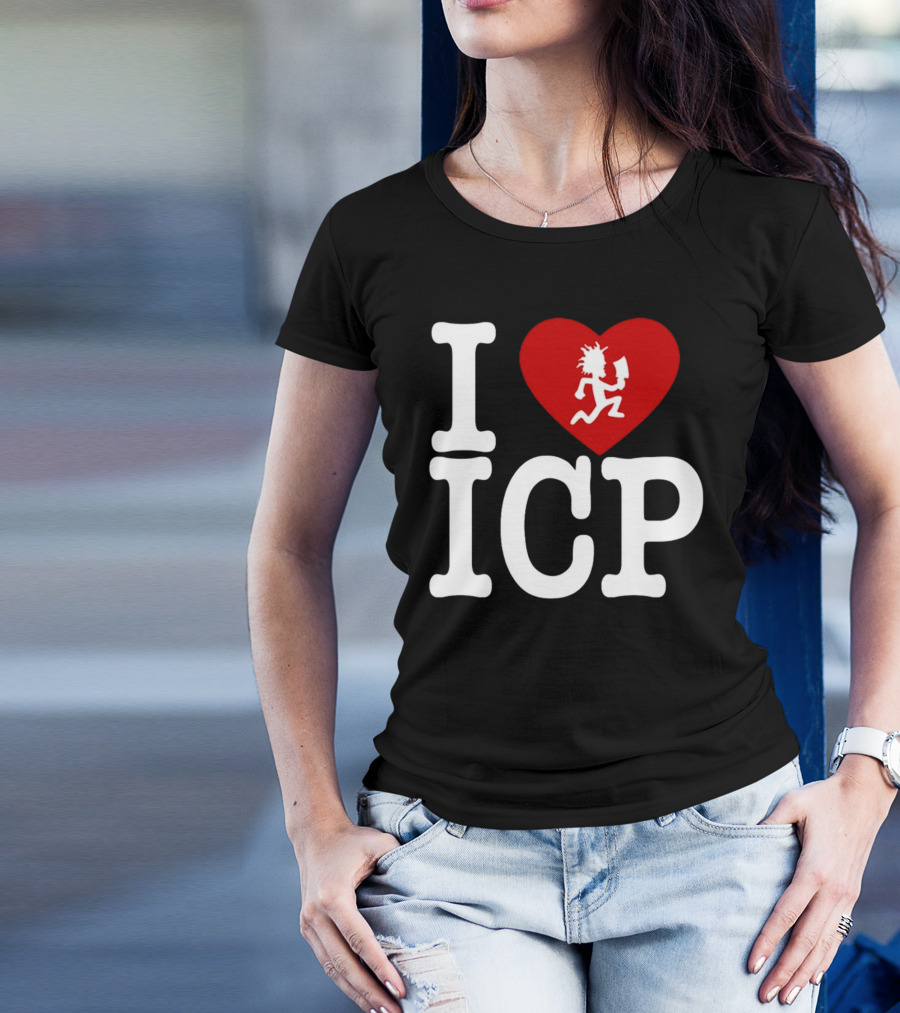 I Heart ICP Hatchetman Red Heart Iconic T-Shirt