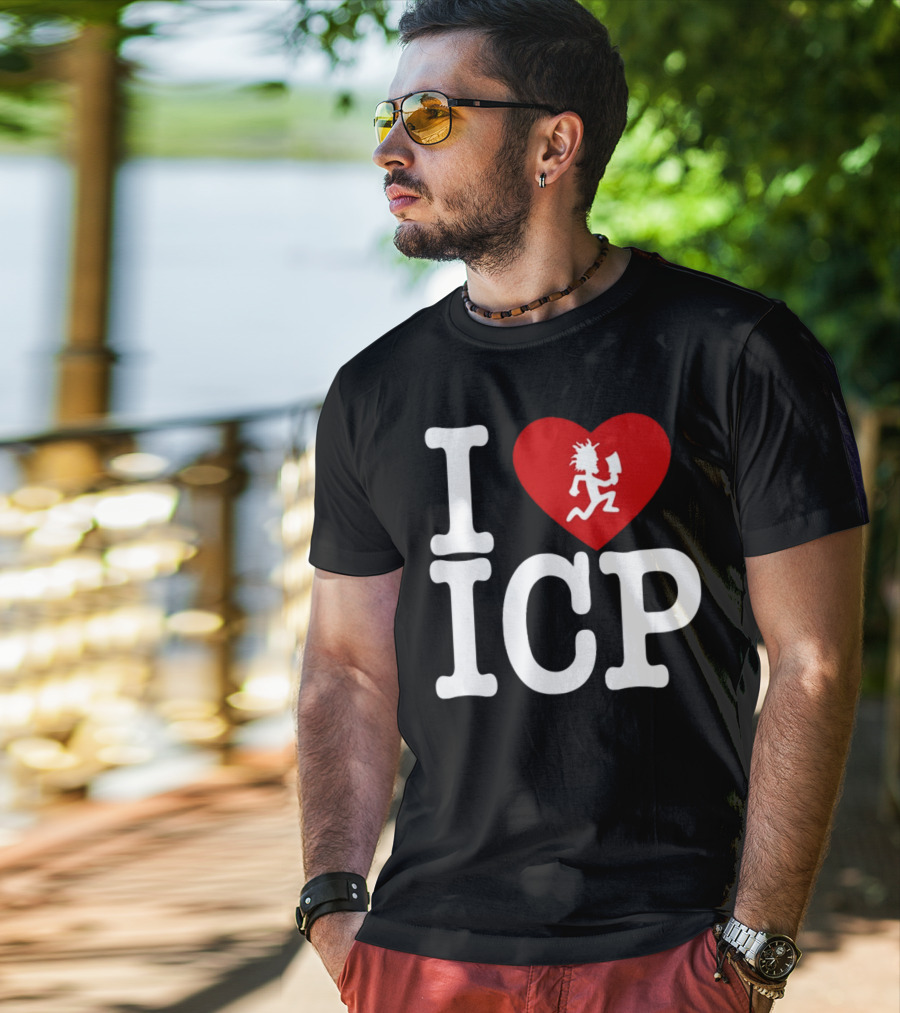 I Heart ICP Hatchetman Red Heart Iconic T-Shirt