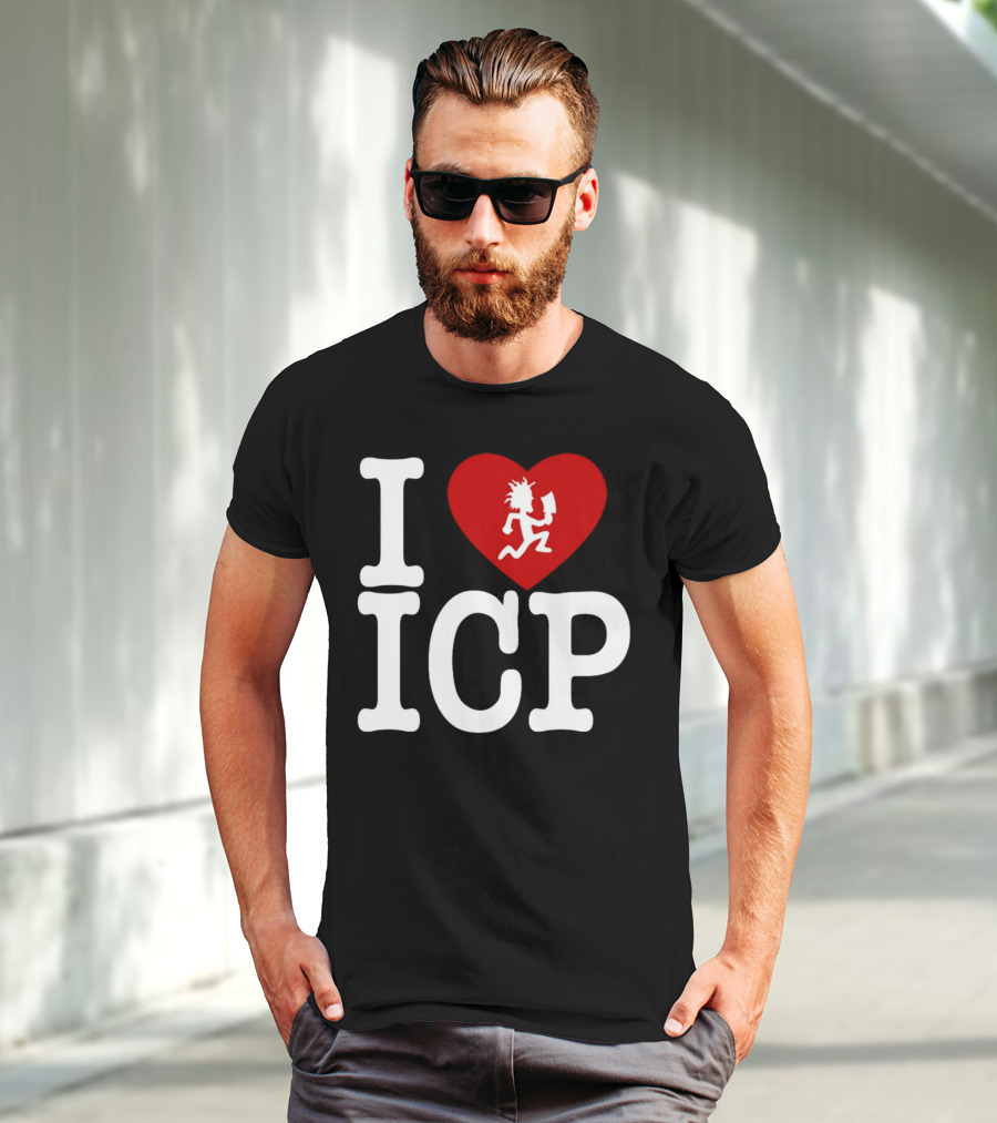 I Heart ICP Hatchetman Red Heart Iconic T-Shirt