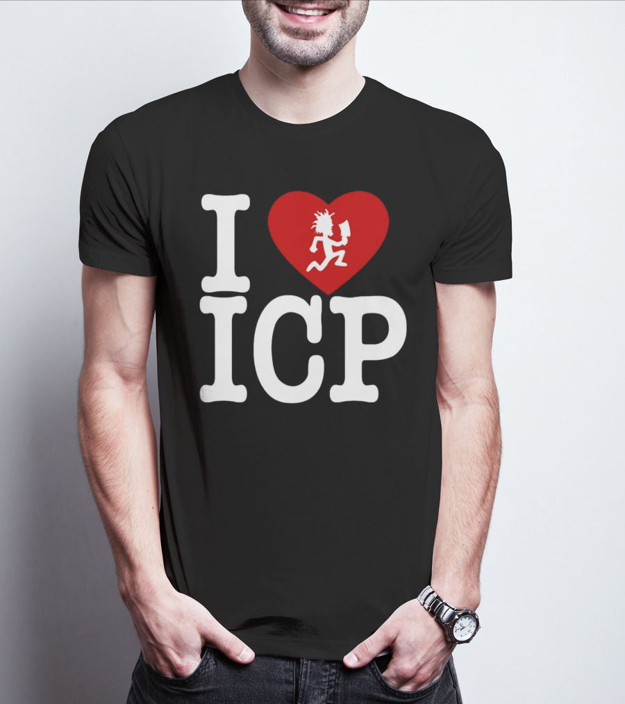 I Heart ICP Hatchetman Red Heart Iconic T-Shirt