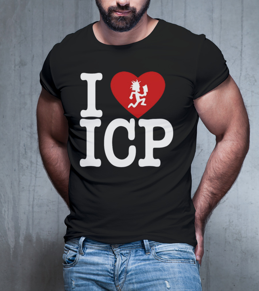 I Heart ICP Hatchetman Red Heart Iconic T-Shirt