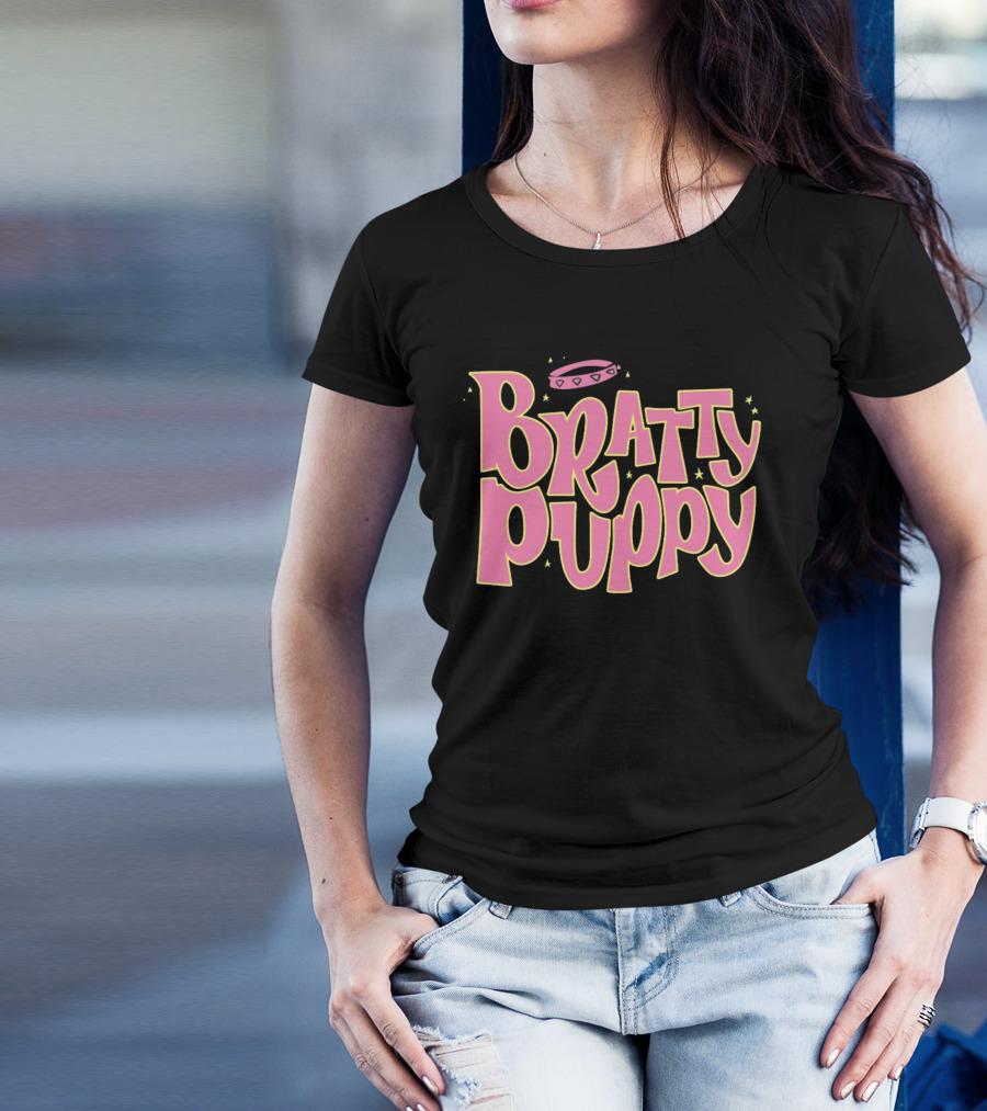 Bratty Puppy Amp Of Watts Safeword Halo Collar T-Shirt