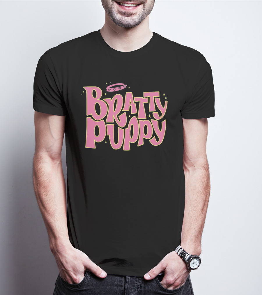 Bratty Puppy Amp Of Watts Safeword Halo Collar T-Shirt