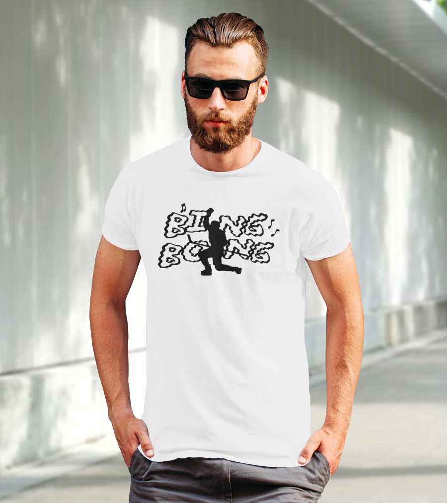 Dallas Stars Bing Bong Hockey Player Shadow T-Shirt