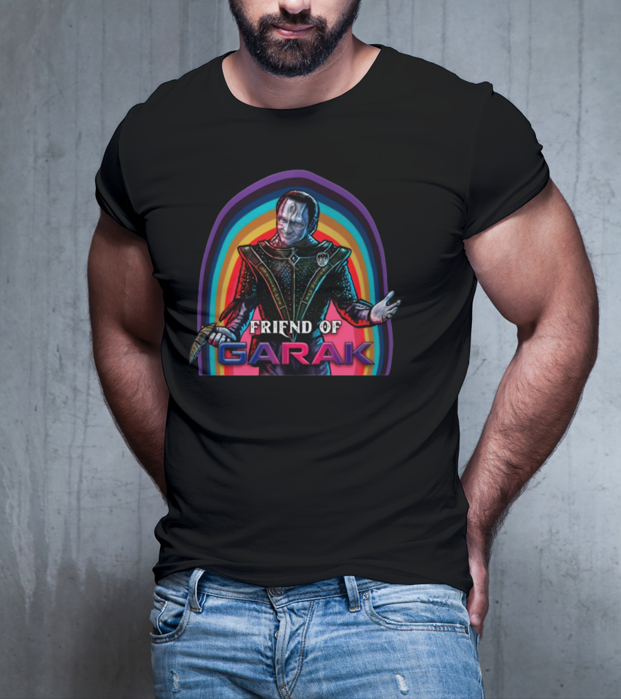 Friend Of Garak Star Trek Rainbow Garak T-Shirt