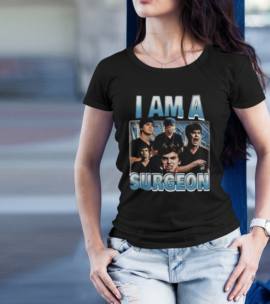 I Am A Surgeon Collage Featuring Multiple Emotions T-Shirt