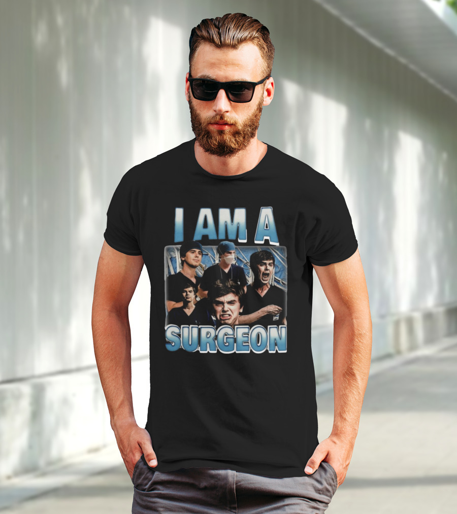 I Am A Surgeon Collage Featuring Multiple Emotions T-Shirt