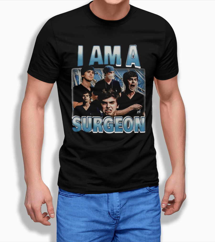 I Am A Surgeon Collage Featuring Multiple Emotions T-Shirt