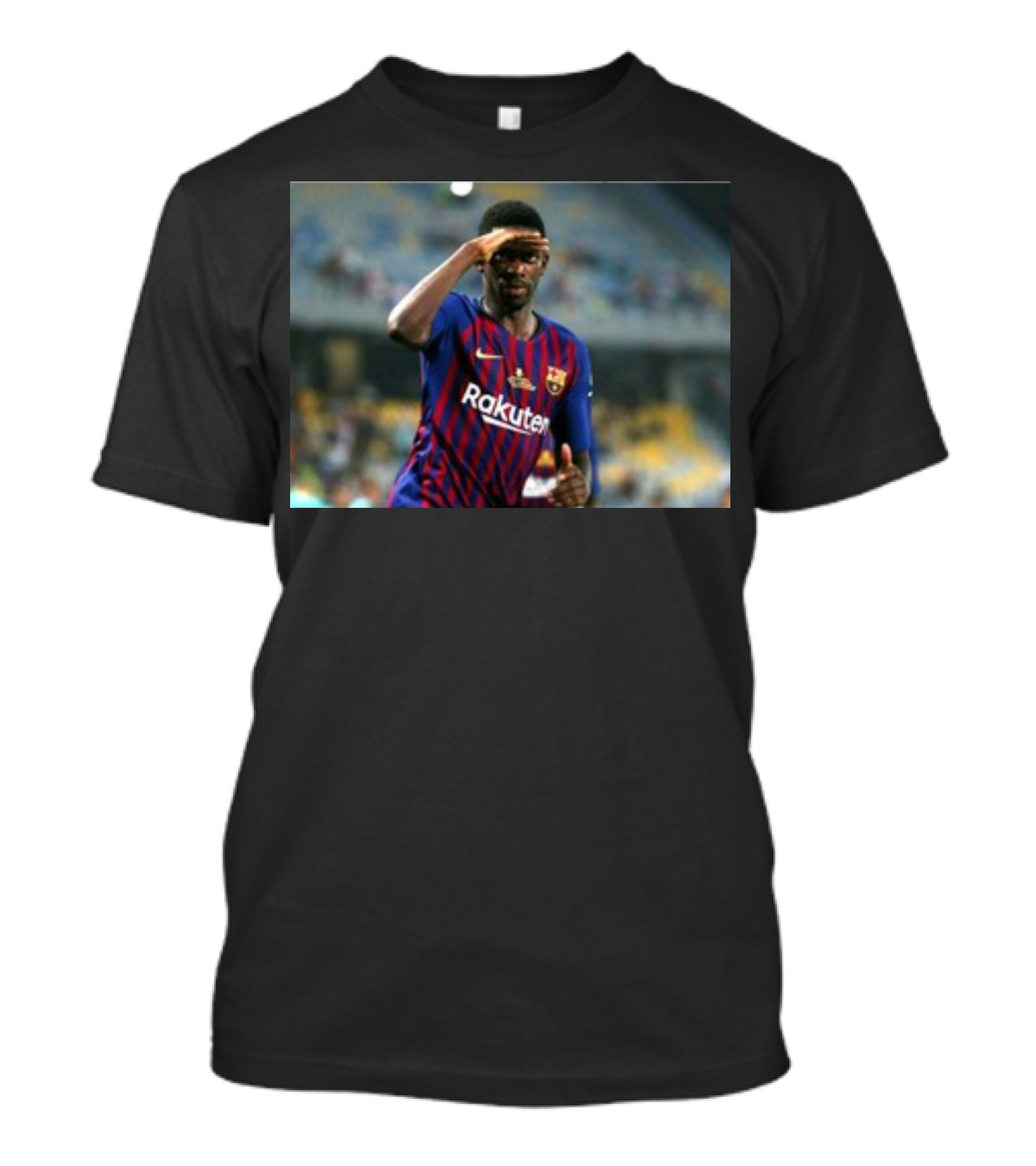 Koundé Dembélé Rakuten FC Barcelona Football Jersey T-Shirt