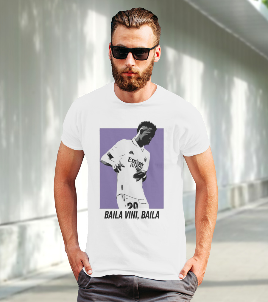 Club1863 Baila Vini Baila Real Madrid Football T-Shirt