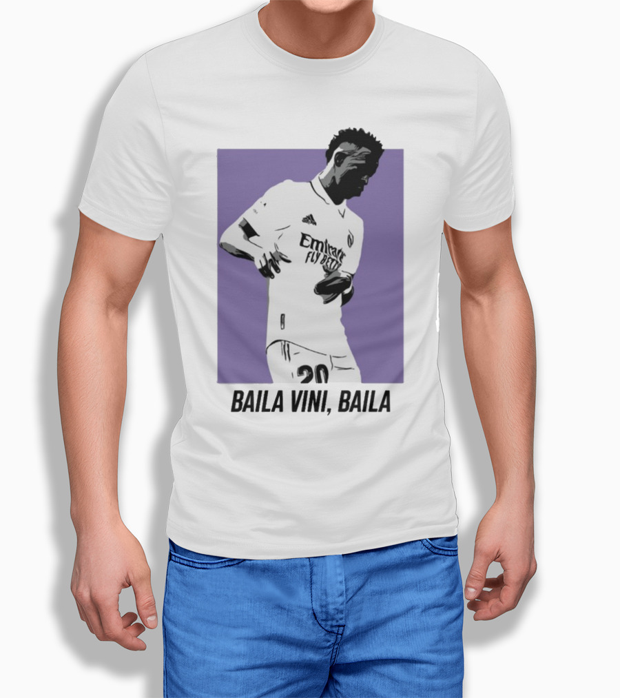 Club1863 Baila Vini Baila Real Madrid Football T-Shirt