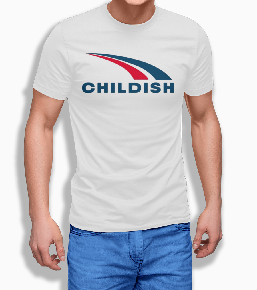 Childish Turbo Red Blue Twist T-Shirt