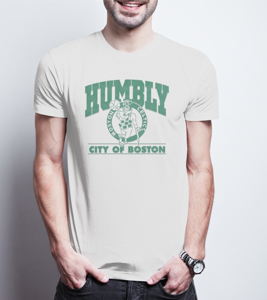 Humbly Boston Celtics City Of Boston Jayson Tatum T-Shirt