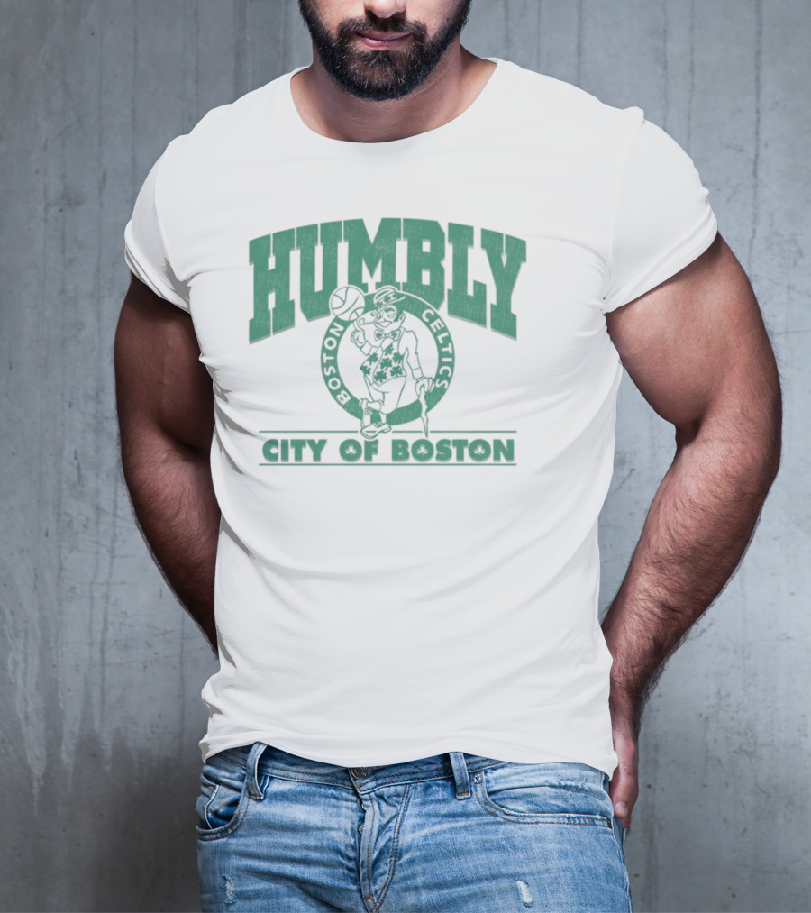Humbly Boston Celtics City Of Boston Jayson Tatum T-Shirt