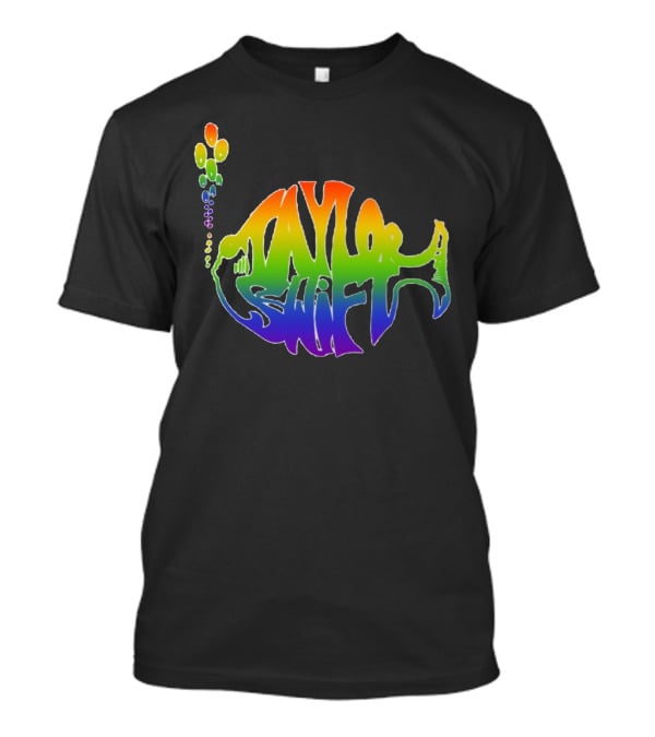 Taylor Swift Phish Logo Rainbow Bubbles T-Shirt