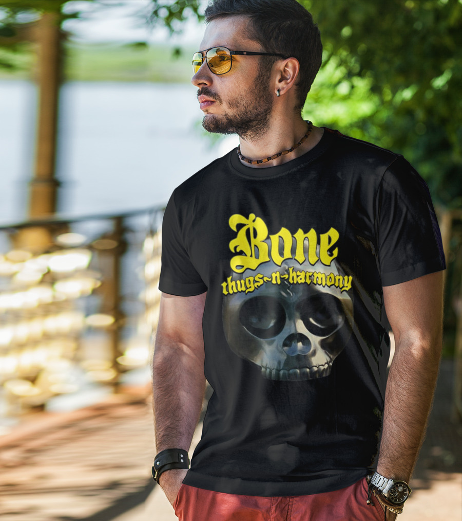 Bone Thugs-N-Harmony Skull Logo Thuggish Ruggish T-Shirt