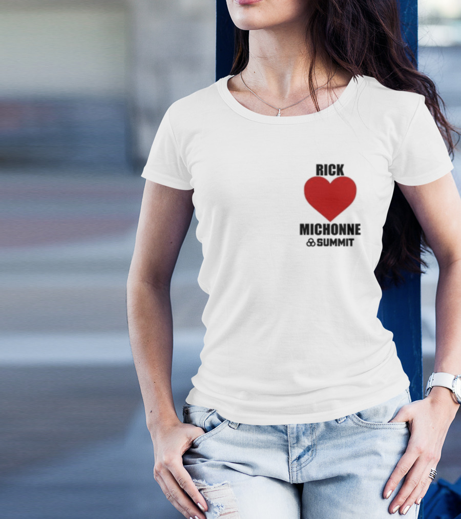 Rick Love Michonne Heart Symbol TWD Summit T-Shirt