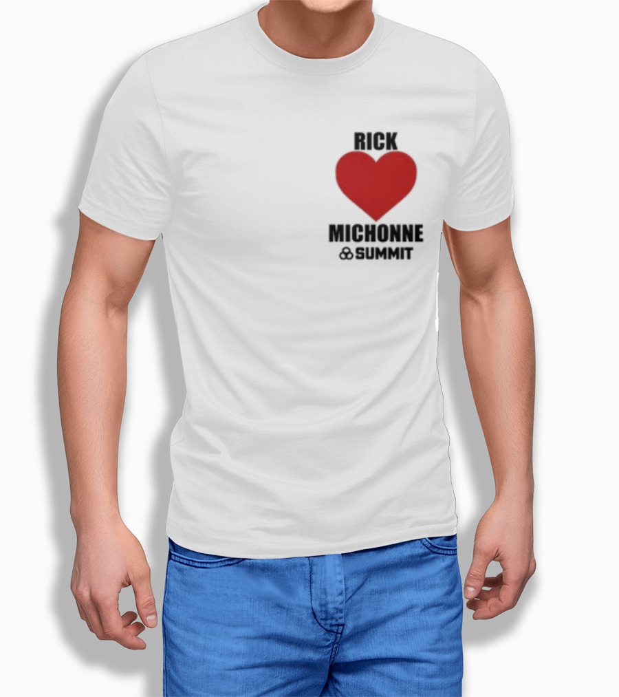 Rick Love Michonne Heart Symbol TWD Summit T-Shirt
