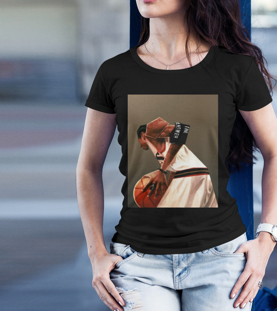The Answer Allen Iverson Abstract Basketball T-Shirt