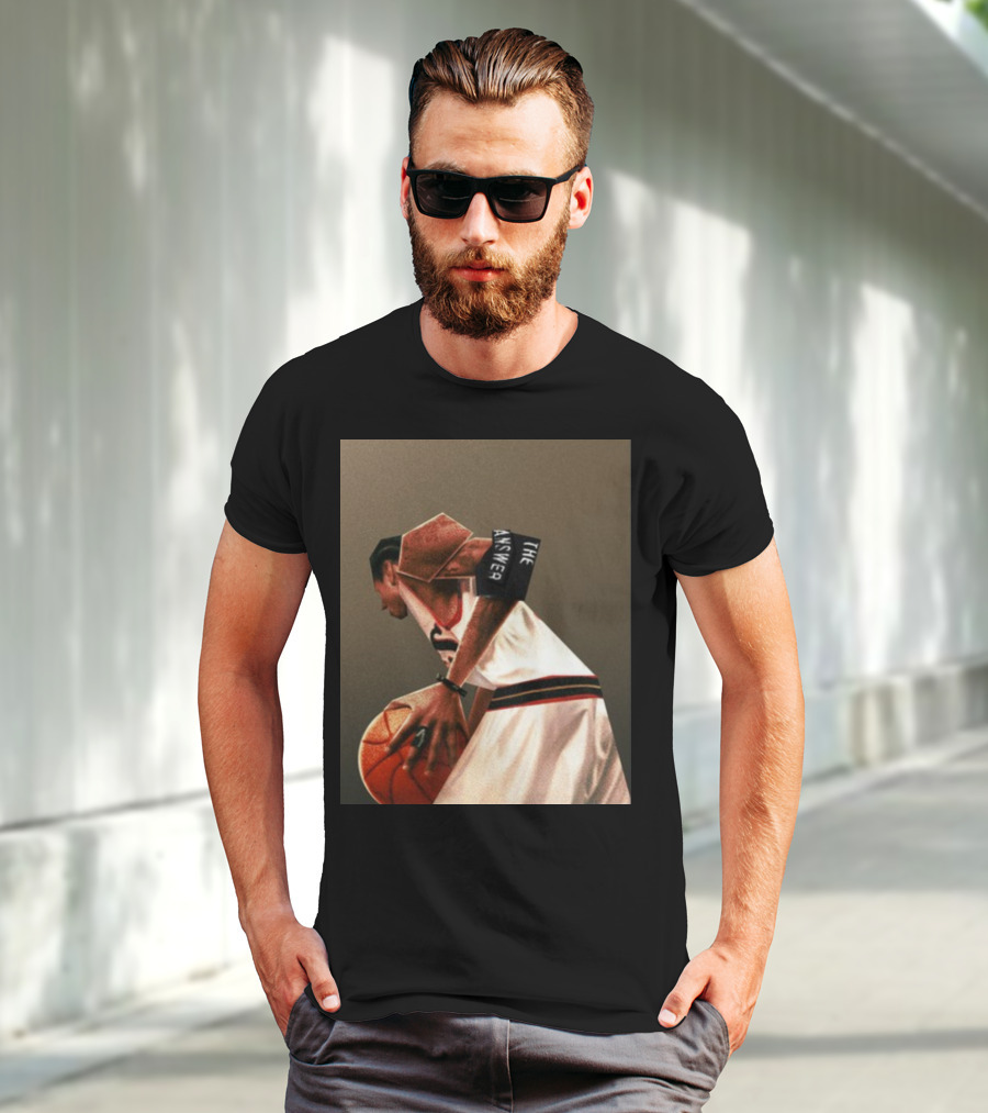 The Answer Allen Iverson Abstract Basketball T-Shirt