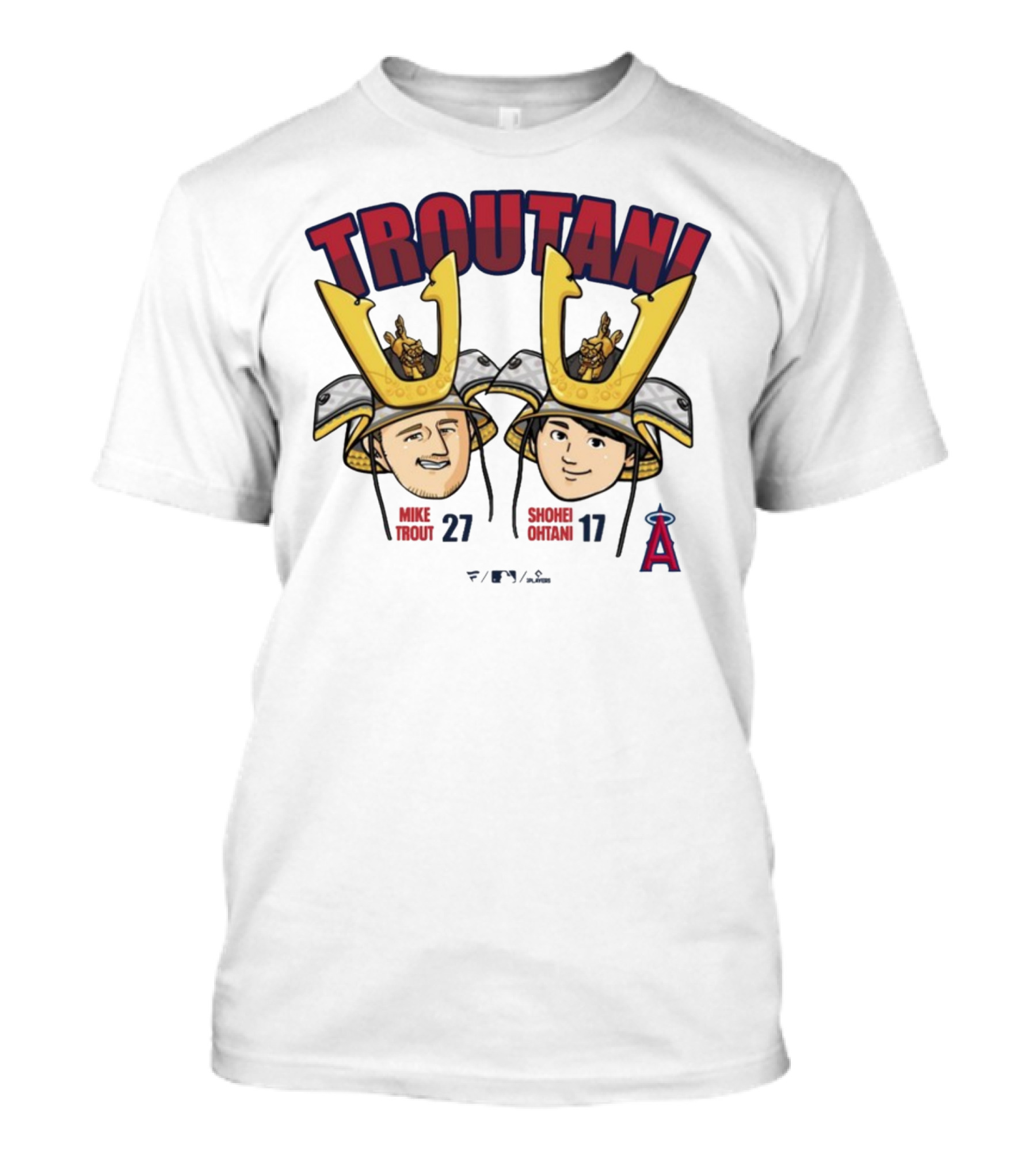 TROUTANI Mike Trout 27 Shohei Otani 17 Angels MLB Collaboration T-Shirt