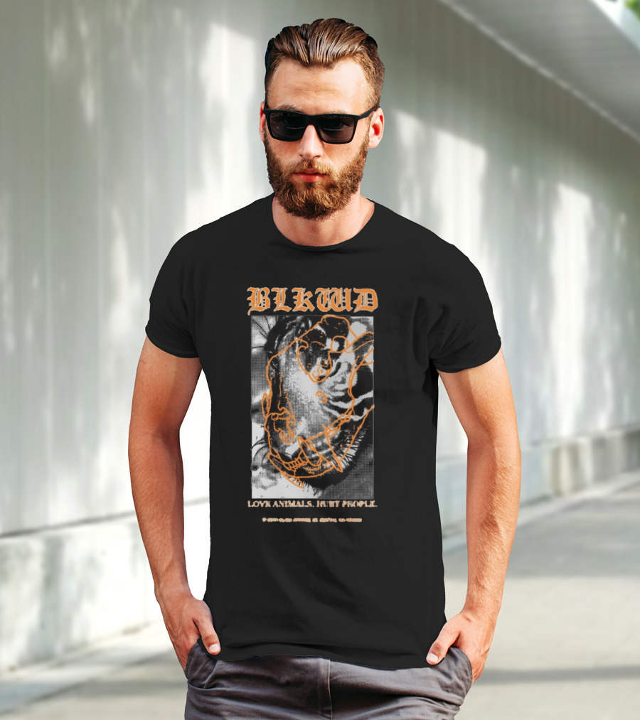 BLKWD Love Animals Hurt People Tiger T-Shirt