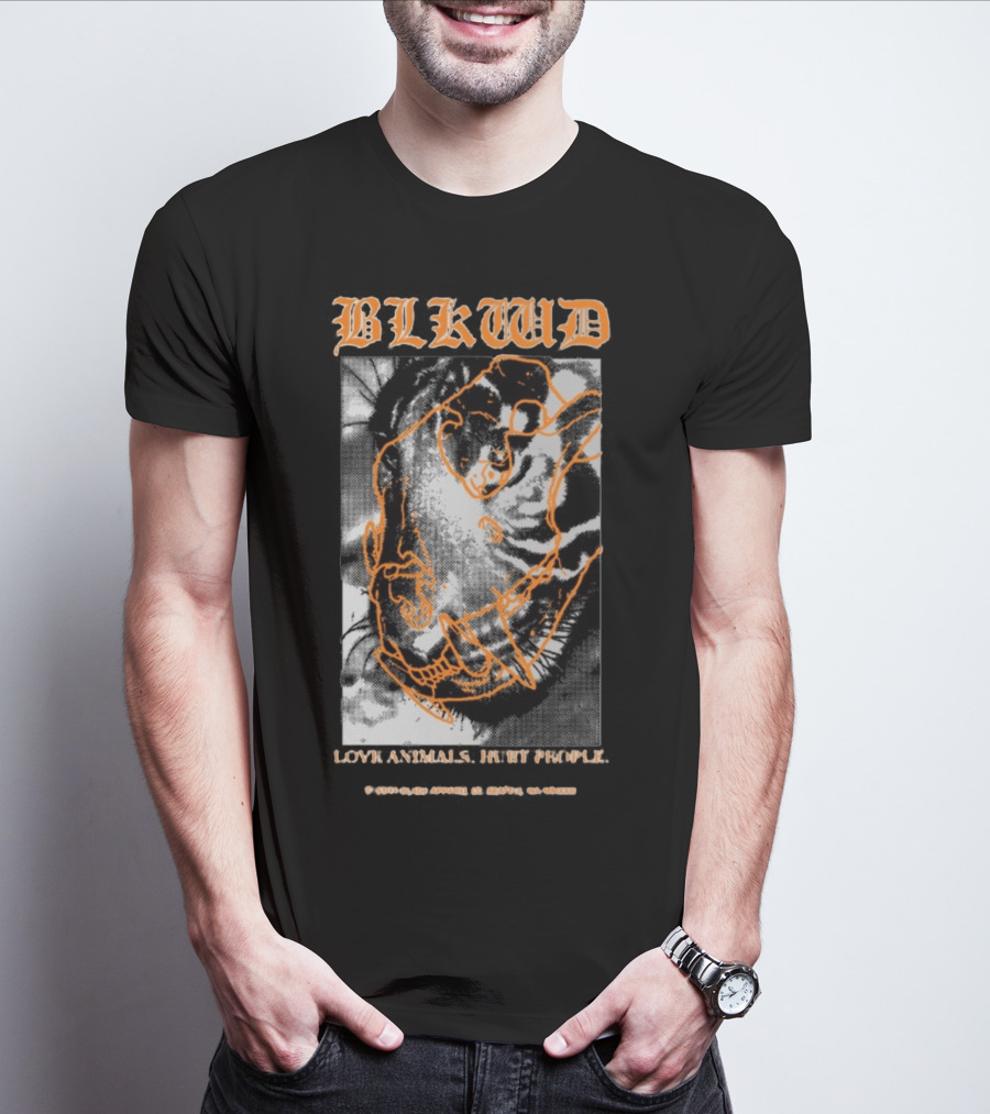 BLKWD Love Animals Hurt People Tiger T-Shirt