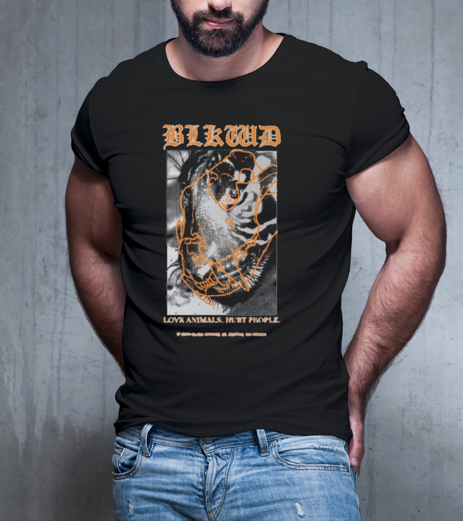 BLKWD Love Animals Hurt People Tiger T-Shirt