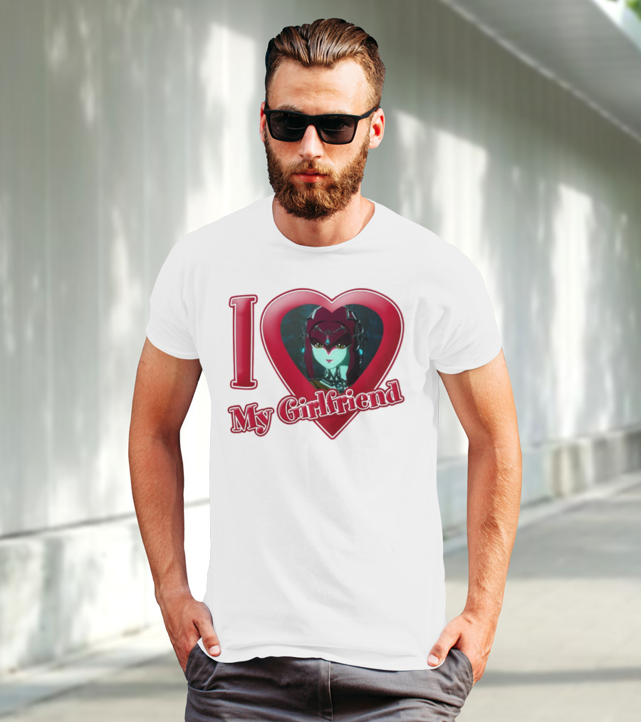 The Legend Of Zelda I Love My Girlfriend Mipha Heart T-Shirt