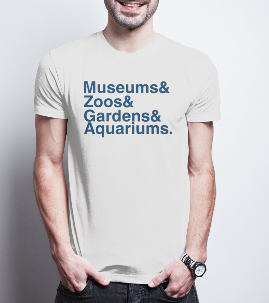 Museums And Zoos And Gardens And Aquariums Team Encurate T-Shirt